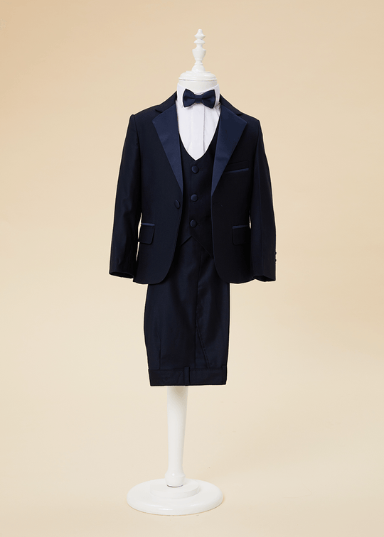 Costum Ceremonie Bleumarin 5 Piese Baieti 1006 Lemon