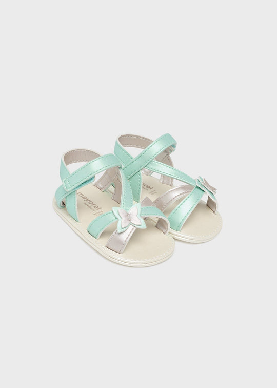 Sandale Fete Elegante Turquoise Cu Barete & Fluture 9635 Mayoral