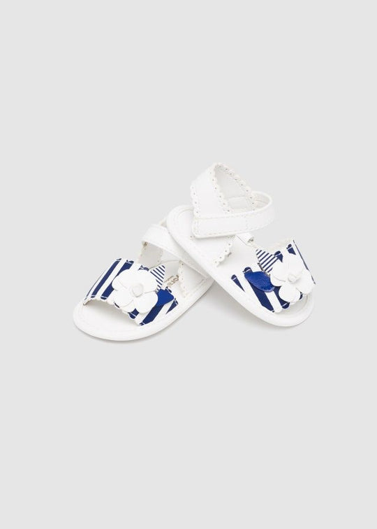 Sandale Fetite Elegante Marinar Alb Cu Bleumarin 9637 Mayoral