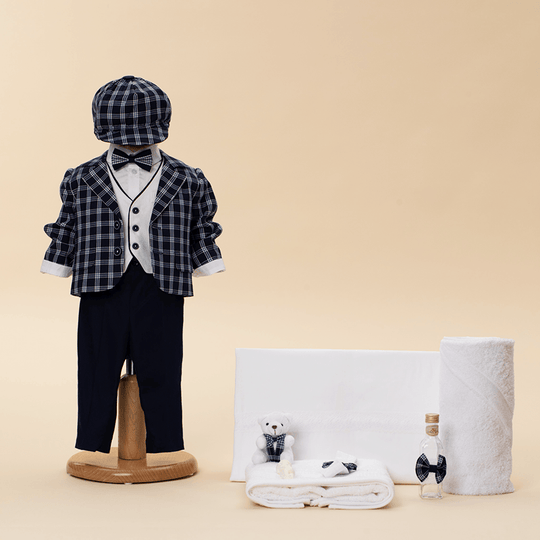 Set Botez Darius 2 Piese, Costum si Trusou Baieti AnneBebe