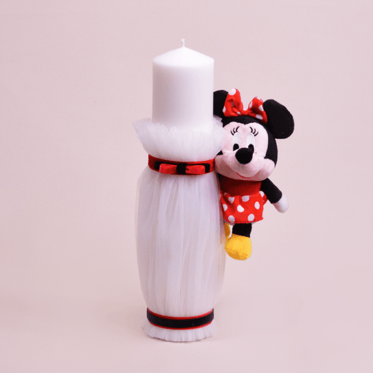 Lumanare Botez Fete Tematica Minnie Personalizata AnneBebe
