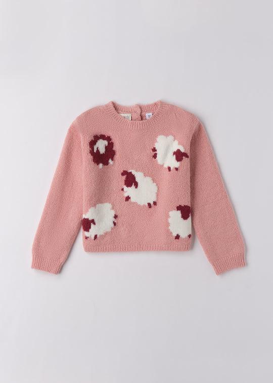 Pulover Fete Roz Oite 0.F332/00 Sarabanda