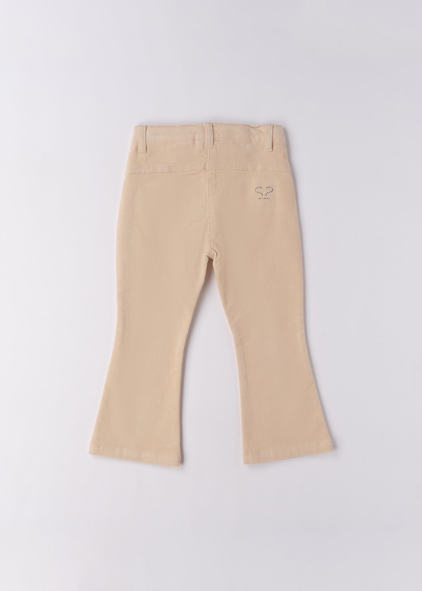 Pantaloni Fete Lungi Evazati Bej 0.F359/00 Sarabanda