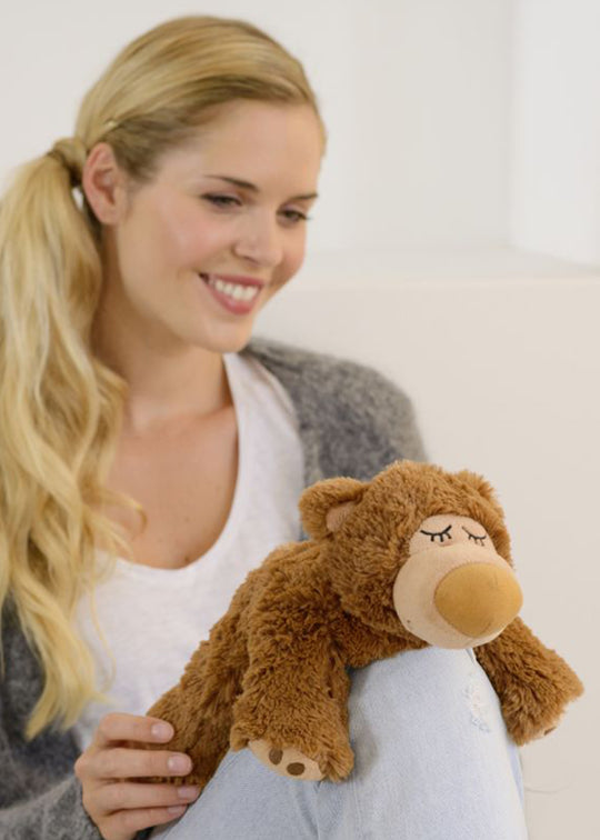 Jucarie Termica Anticolici Ursulet Somnoros Maro 32 cm 01022 Warmies