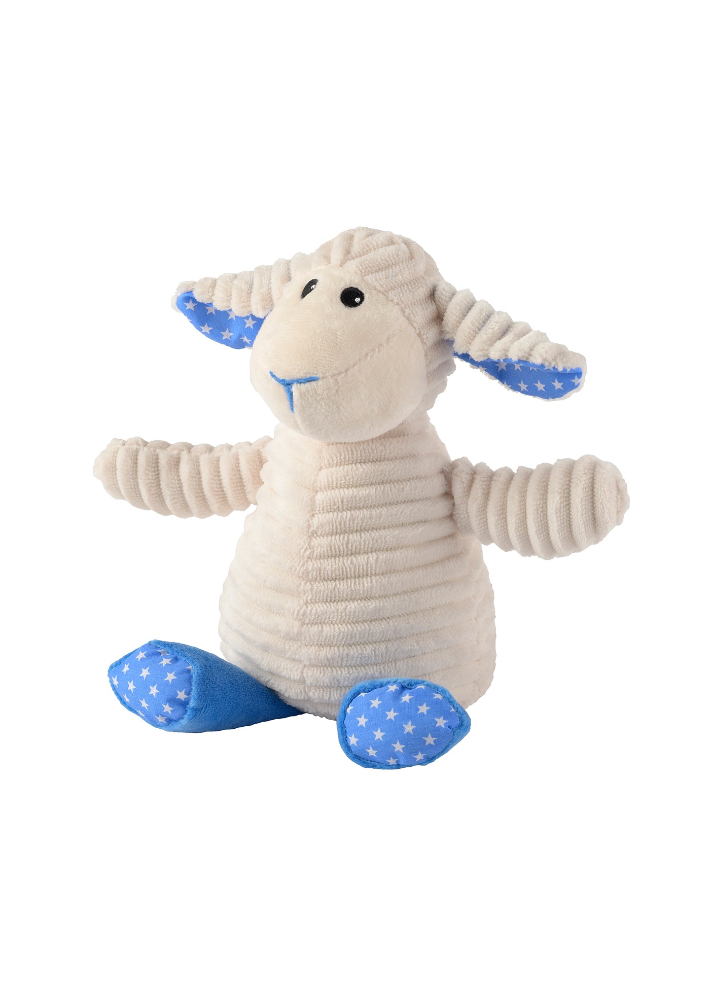 Jucarie Termica Bebelusi Anticolici Mini Oita Crem Cu Bleu 27 Cm 01103 Warmies