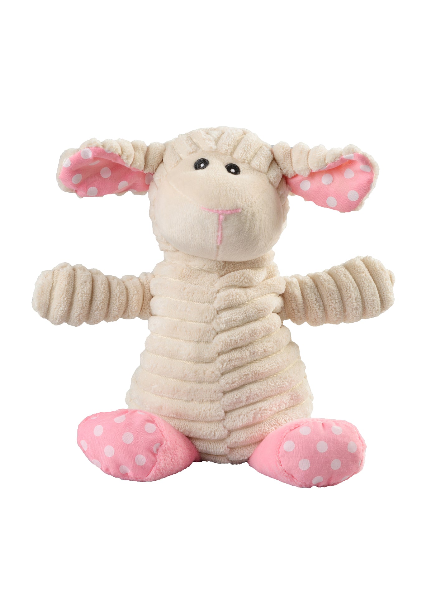 Jucarie Termica Anticolici Bebelusi Oita Din Plus Crem Cu Roz 27 cm 01171 Warmies