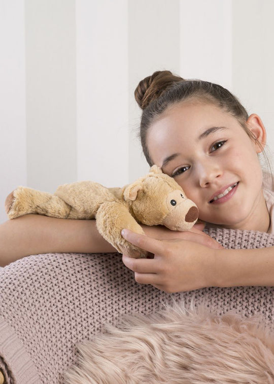 Jucarie Termica Anticolici Incalzitoare Din Plus Mini Ursulet Siret Bej 23 cm 15007 Warmies