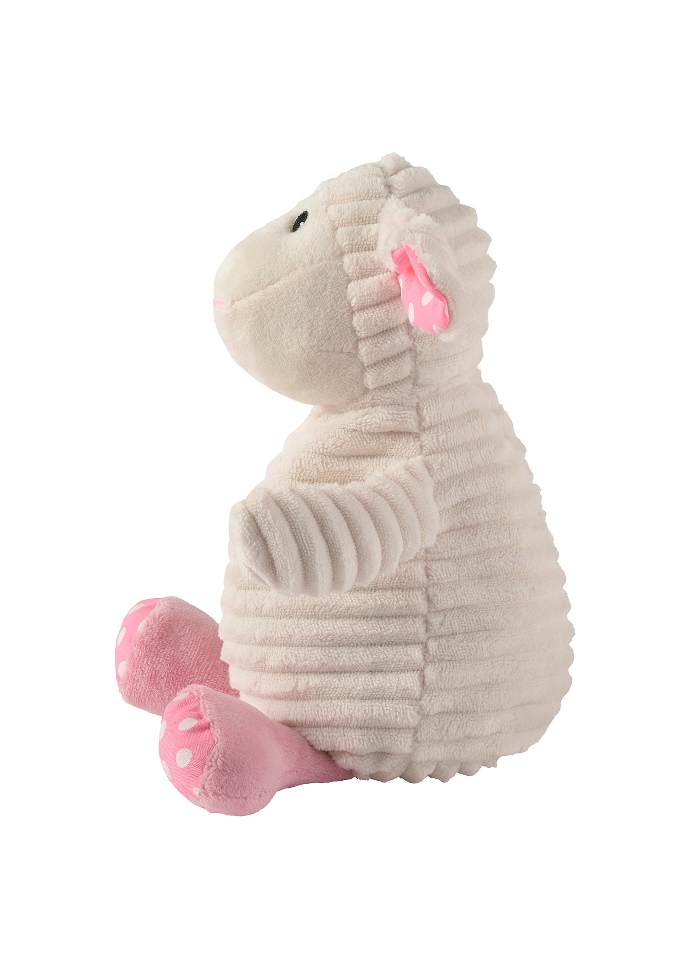 Jucarie Termica Anticolici Bebelusi Oita Din Plus Crem Cu Roz 27 cm 01171 Warmies