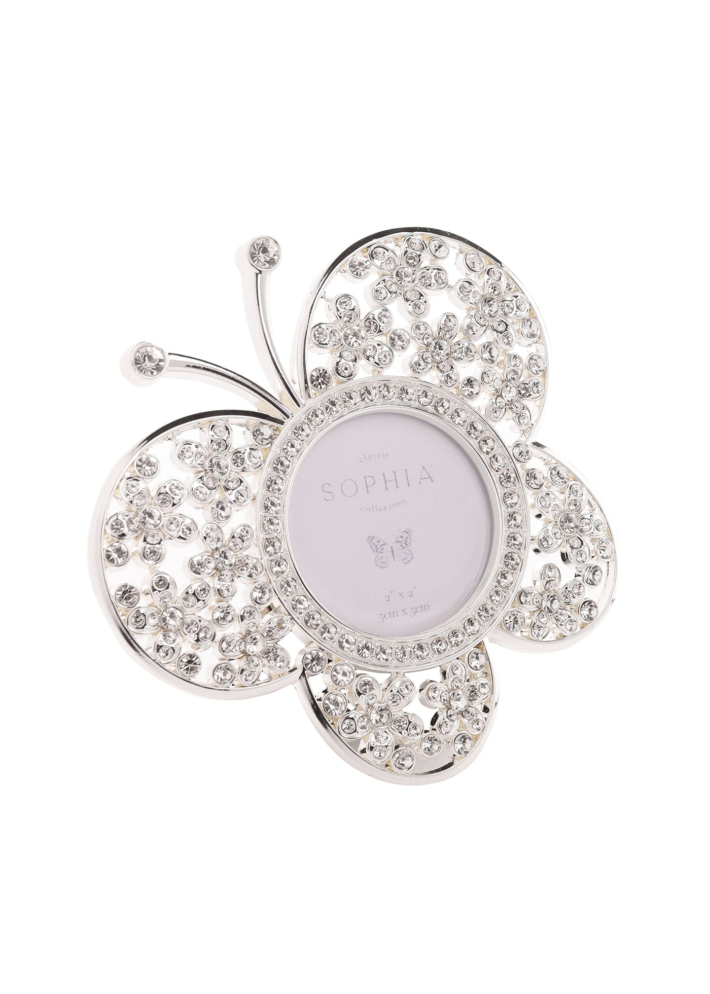 Rama Foto In Forma De Fluture Cu Cristale SP3587 Sophia