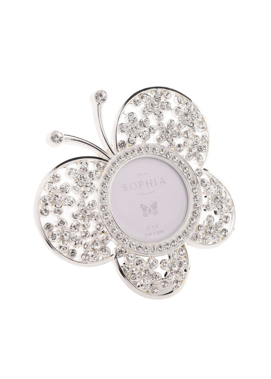 Rama Foto In Forma De Fluture Cu Cristale SP3587 Sophia