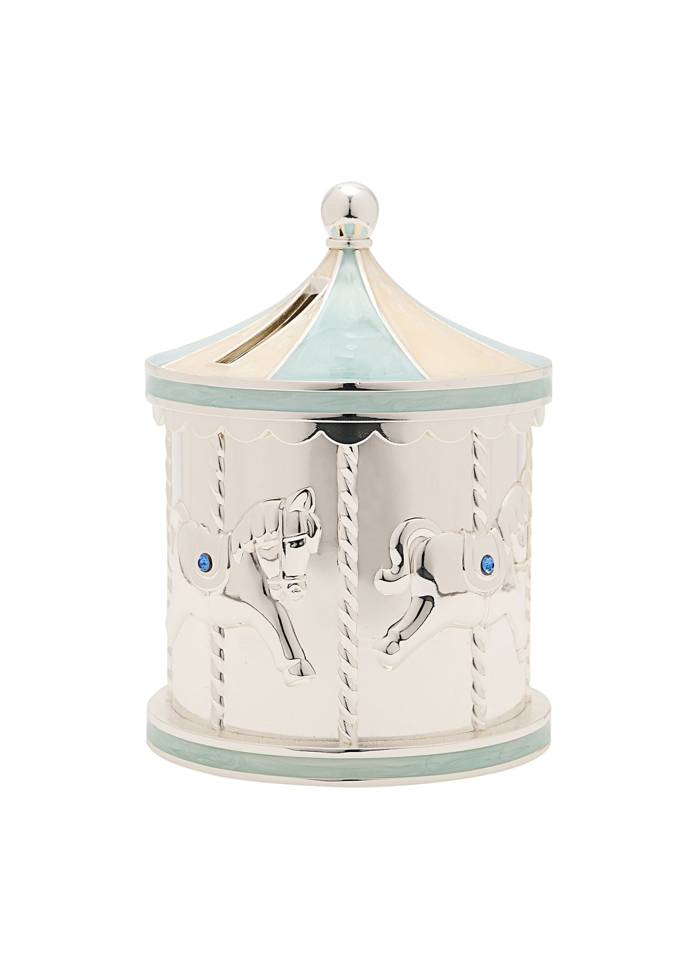 Pusculita Argintata Carusel Bleu CG1920B Bambino By Juliana