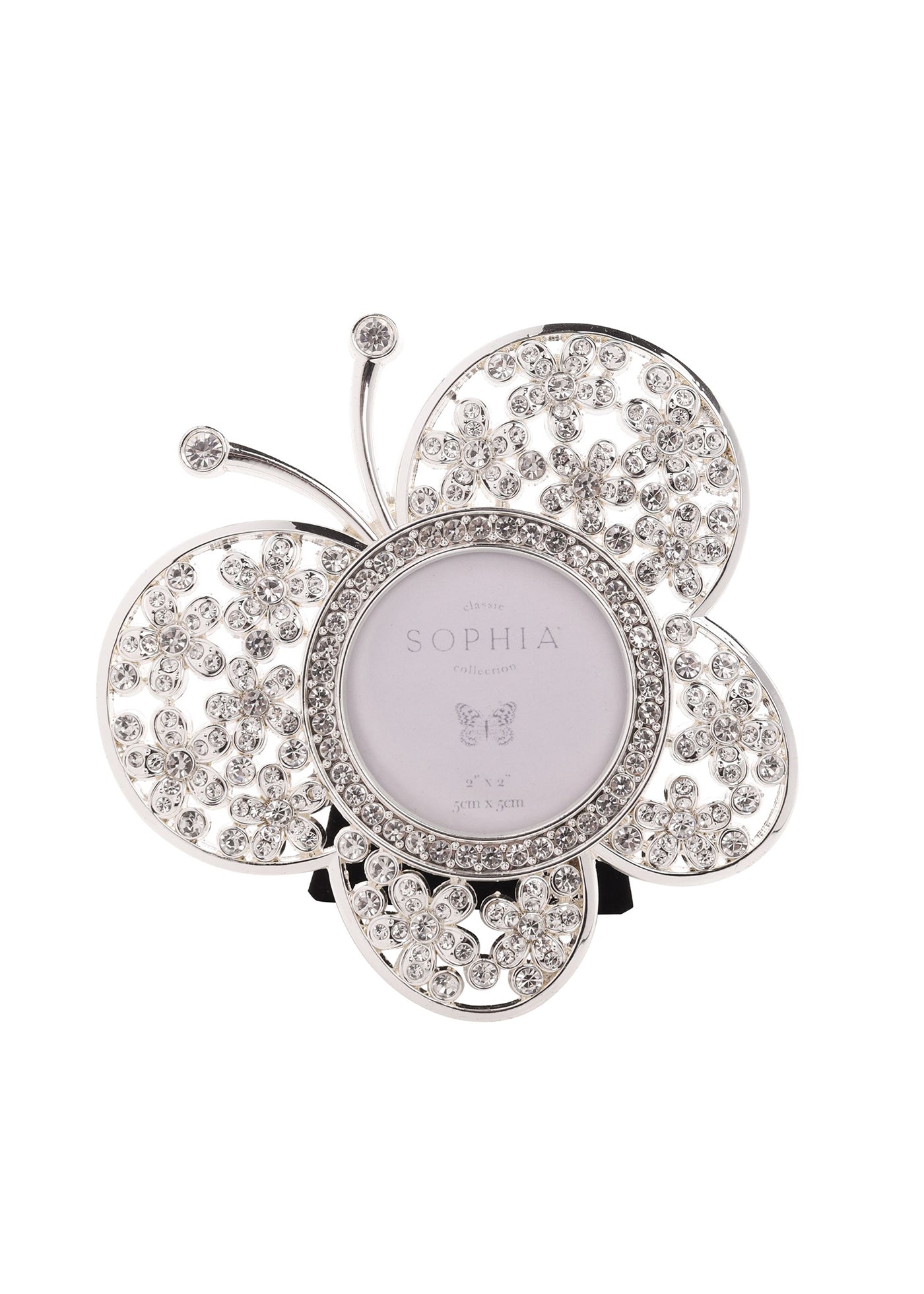Rama Foto In Forma De Fluture Cu Cristale SP3587 Sophia
