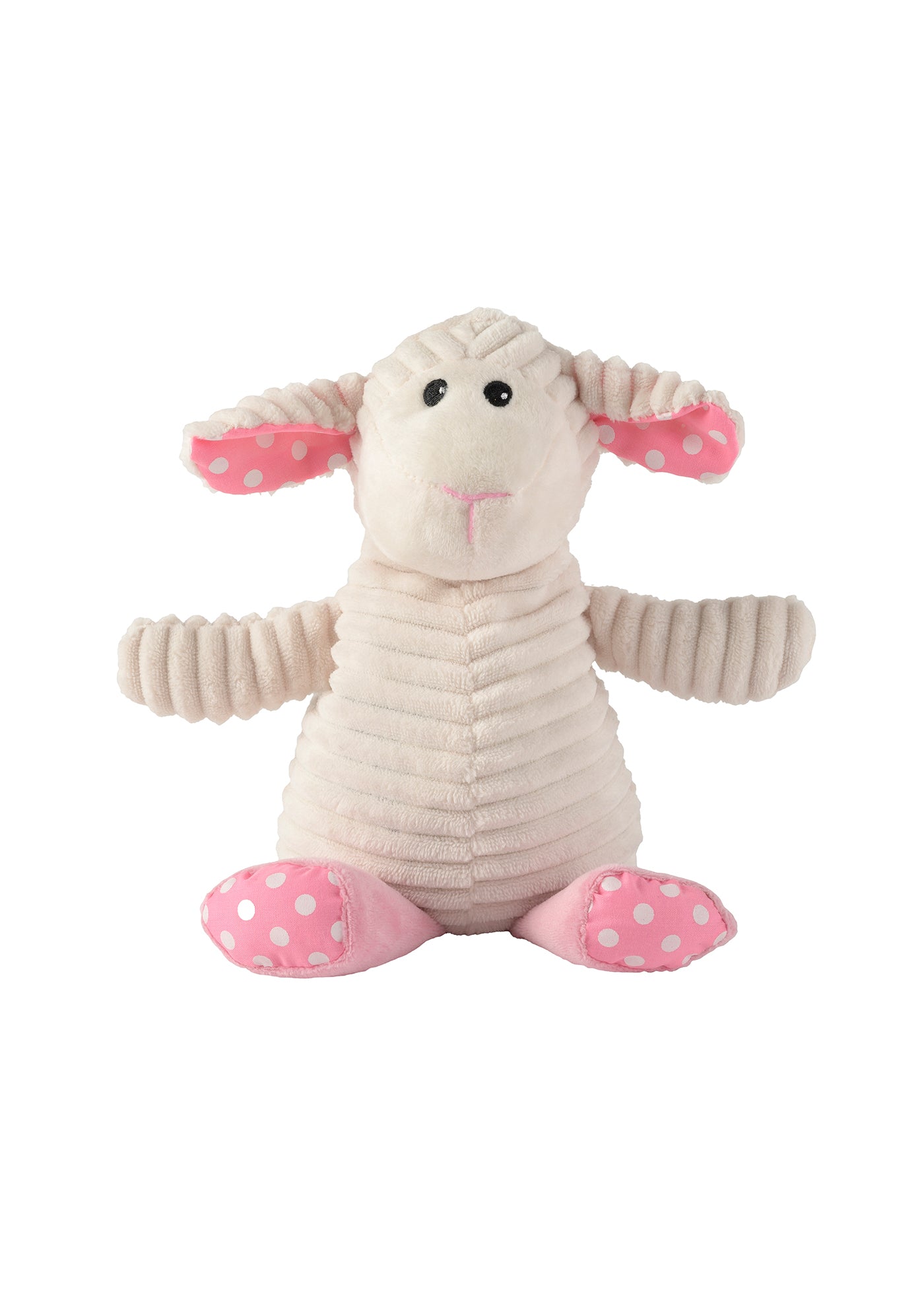 Jucarie Termica Anticolici Bebelusi Oita Din Plus Crem Cu Roz 27 cm 01171 Warmies