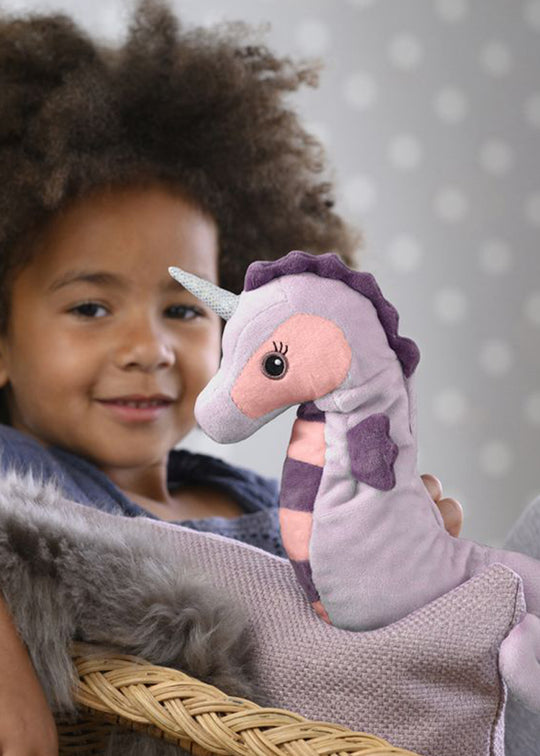 Jucarie Termica Anticolici Din Plus Mini Calut De Mare Mov 26 cm Art 15100 Warmies