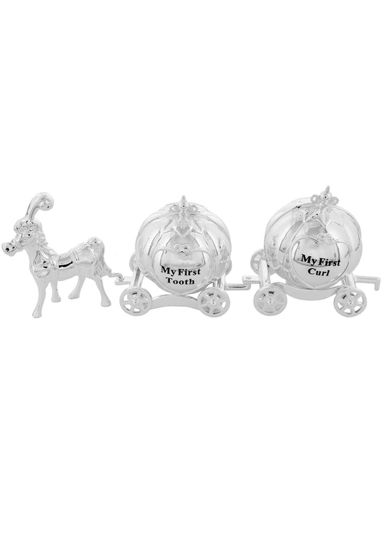 Set 2 Casete Argintate Caleasca Prima Suvita Si Primul Dinte CG464 Celebrations