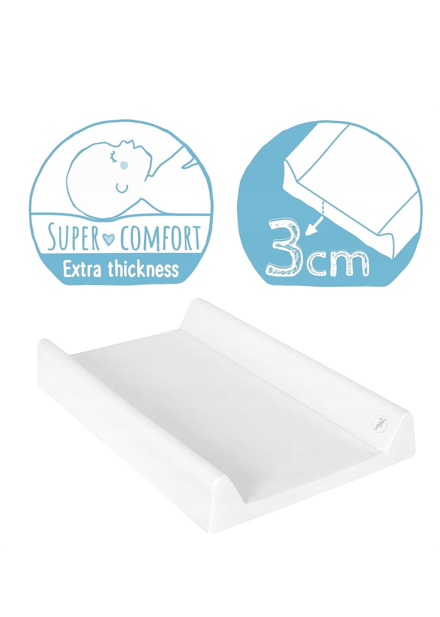 Masuta De Infasat Cu Intaritura 50X80 cm Ballons 212-000-734 Ceba Baby