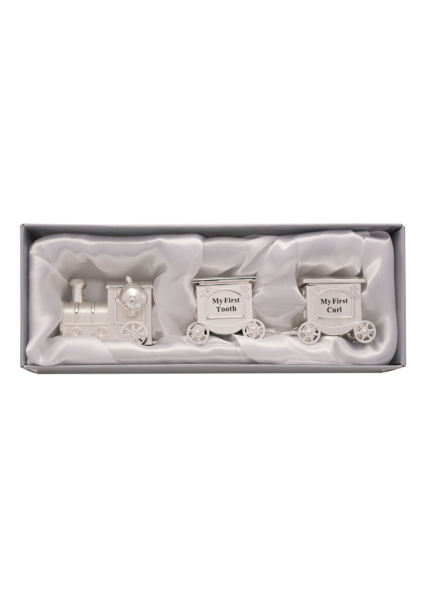 Set Tren Argintat Cu Suvita Si Primul Dinte CG423 Celebrations