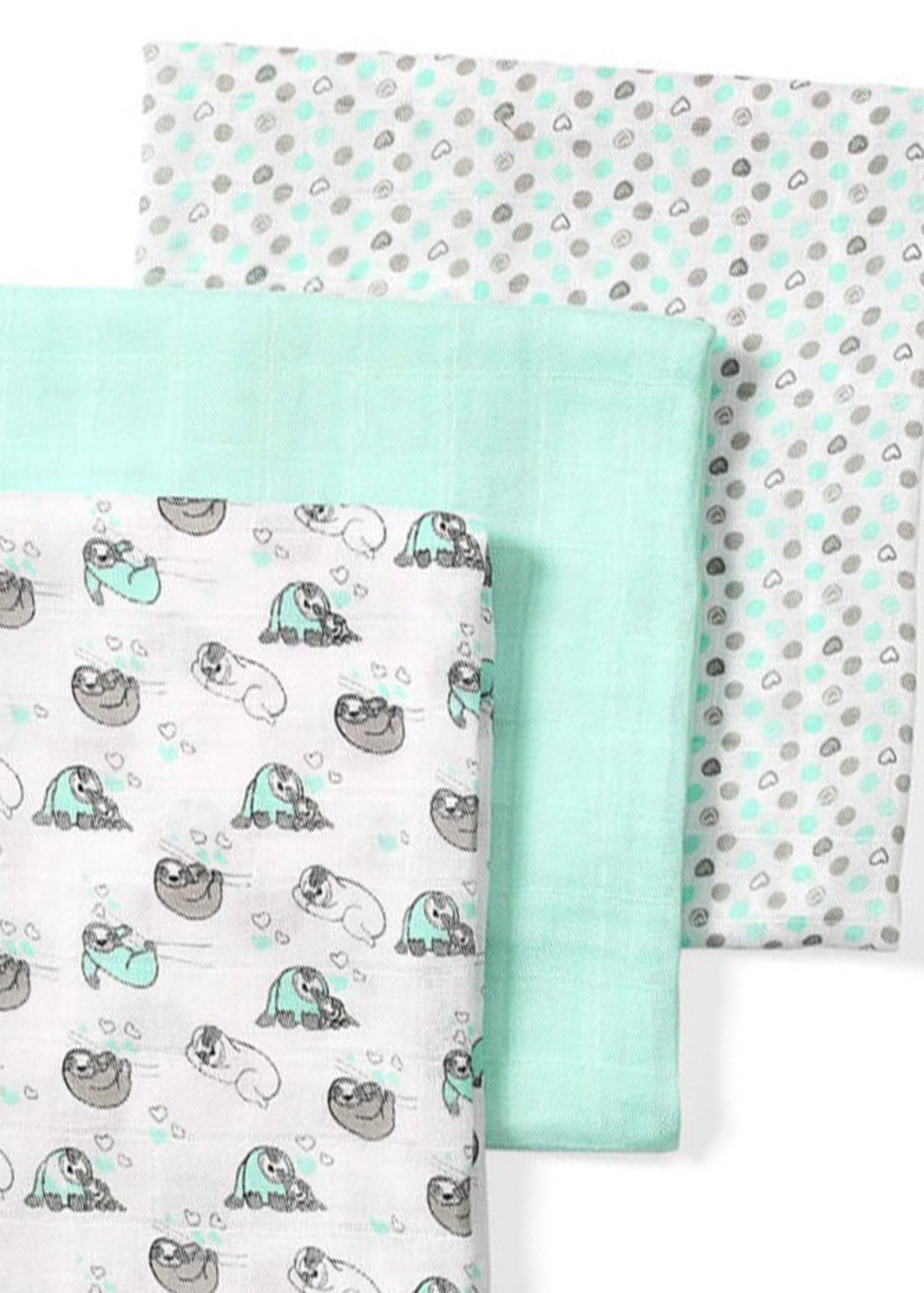 Scutece Din Bambus si Bumbac Set Verde 70X70 cm 397/04 Babyono