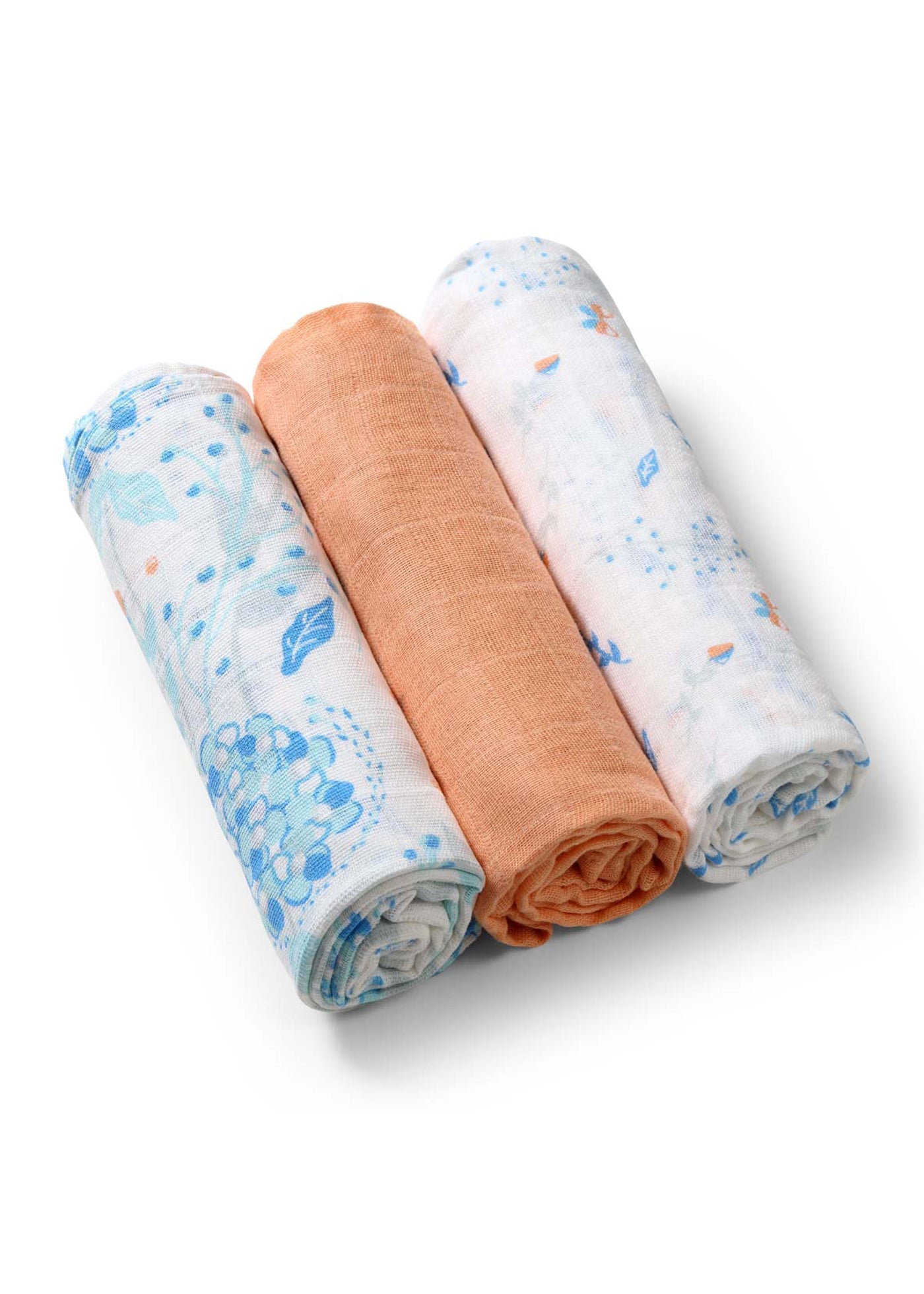 Scutece Muselina Set Portocaliu 70X70 cm 348/09 Babyono