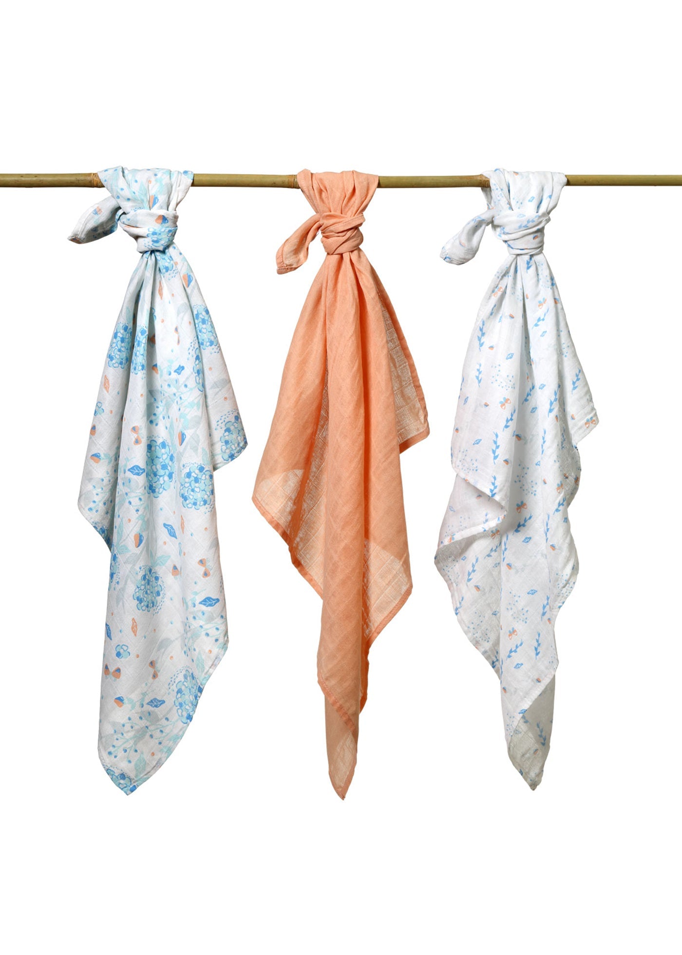 Scutece Muselina Set Portocaliu 70X70 cm 348/09 Babyono