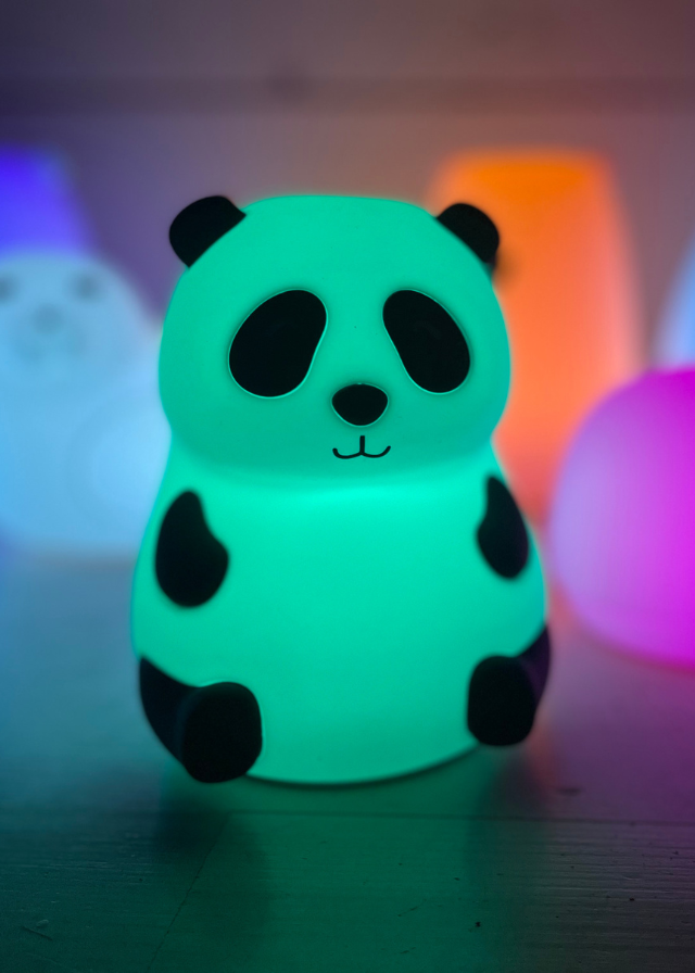 Lampa de Veghe Urs Panda din Silicon cu USB tip C 52-0059 Rabbit & Friends