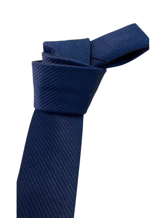 LaKids Boy's Navy Blue Brocard Tie