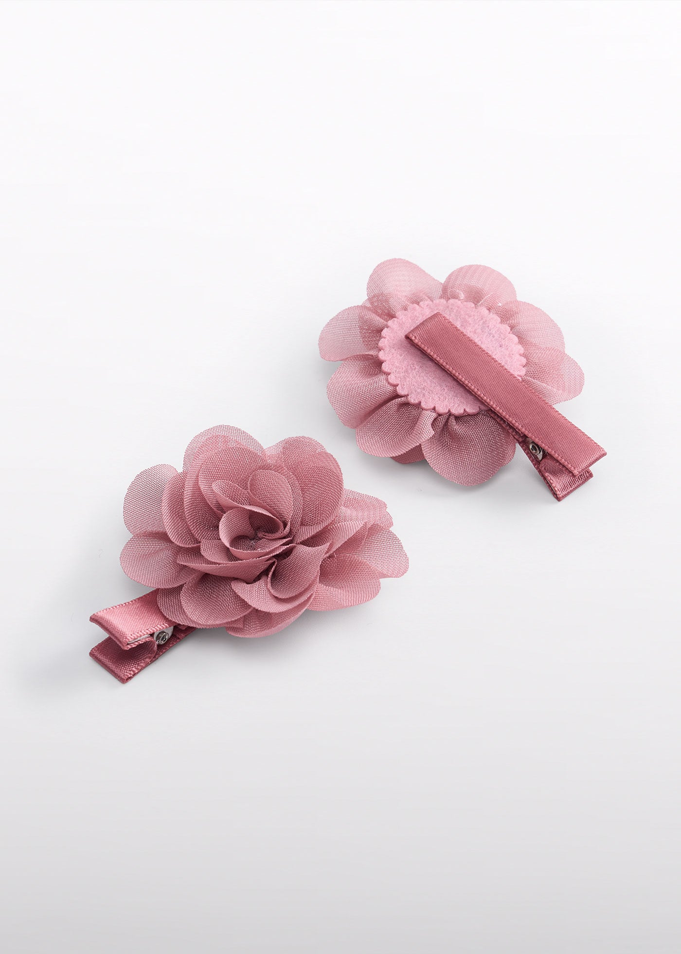 Set 2 Clame De Par Fetite Cu Floare Roz 5967 Abel & Lula