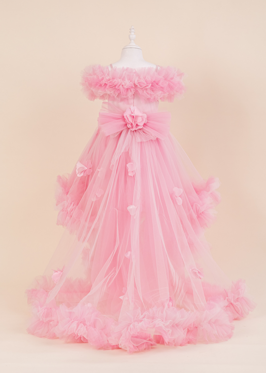 Pink ceremony dress art 3380 Mon Princess