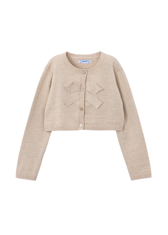 Cardigan Tricotat Bej 321 Mayoral