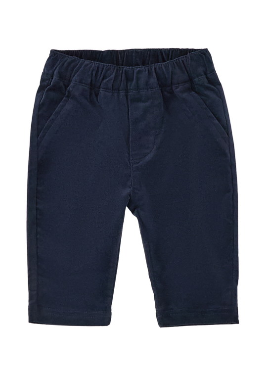 Pantaloni Lungi Bleumarin cu Talie Elastica si Buzunare pentru Baieti 4.H166/00 – iDO