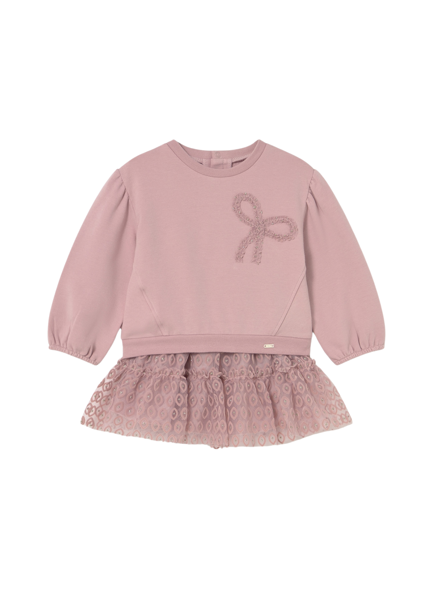 Set 2 Piese Roz Pudra Bluza Sport si Fusta Tull 2923 Mayoral