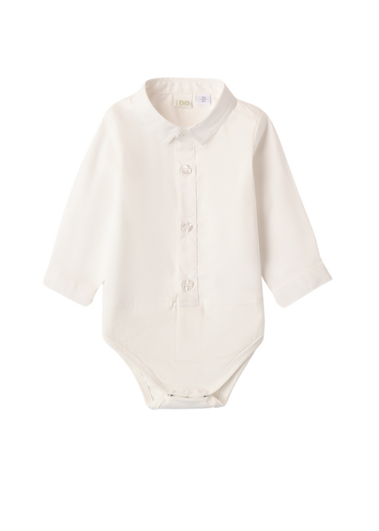 Cream Body Type Shirt with Long Sleeves 4.A199.00 iDO