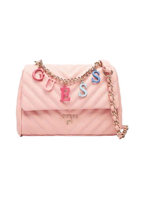 Geanta Dreptunghiulara Roz cu Lant J4YZ45 WFZL0 G65U Guess