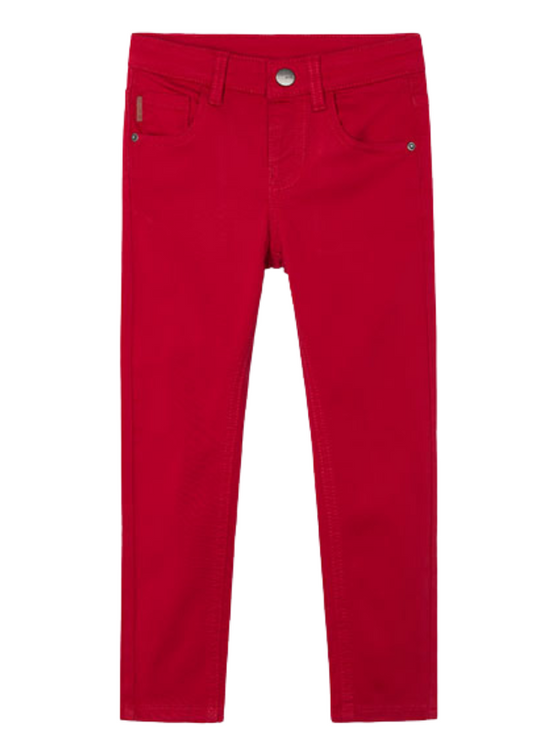 Red Slim Fit Long Pants 517 col 10 Mayoral