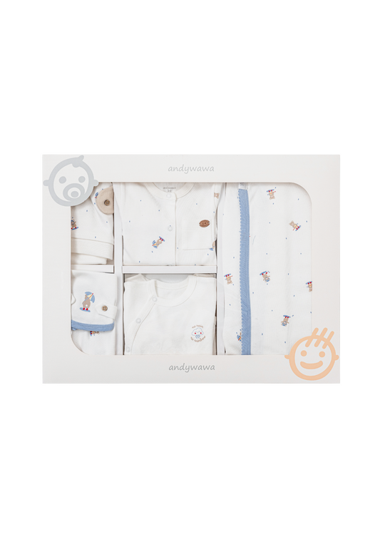 Set 10 Piese Maternitate Crem cu Ursi AC26071 Andywawa