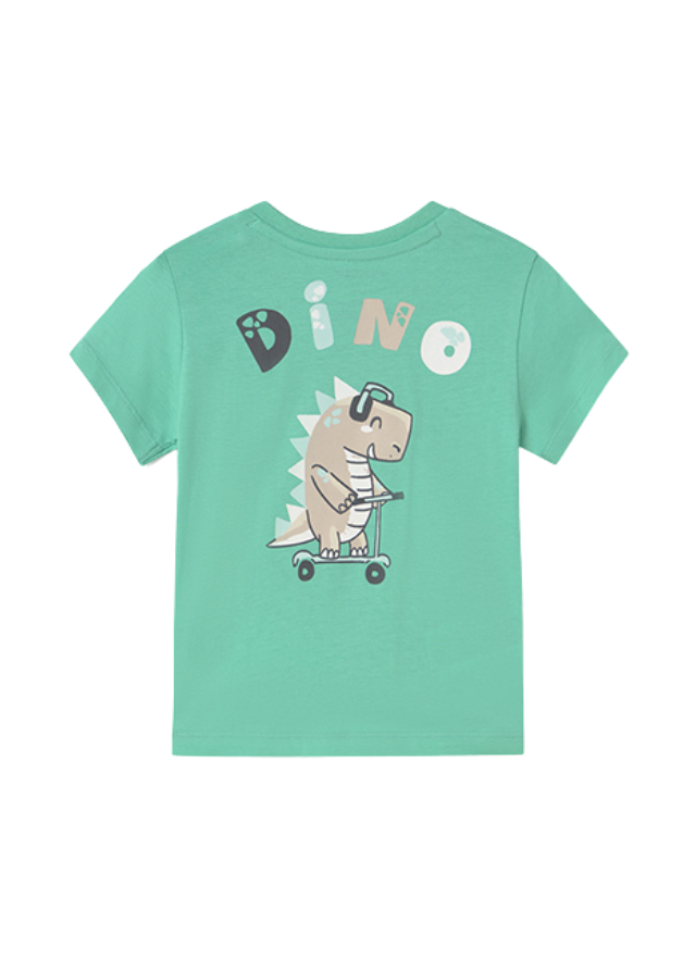 Tricou Verde cu Dinozauri 1062 Mayoral