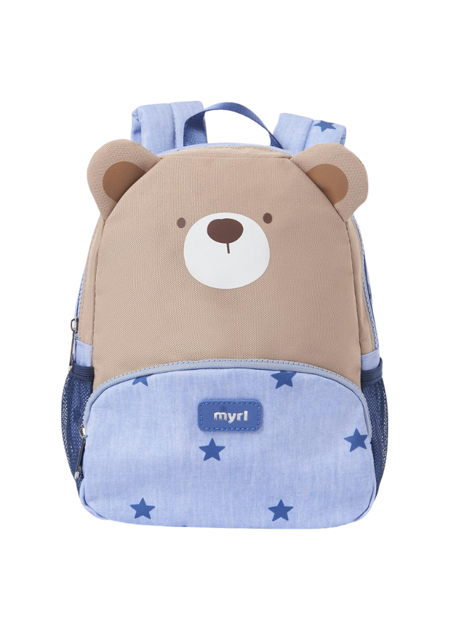 Rucsac Gradinita Bleu cu Bej cu Urs 19283 Mayoral