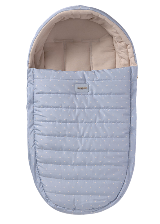 AnneBebe - Sac de Protectie pentru Carucior, Bleu cu Buline 19383 Mayoral