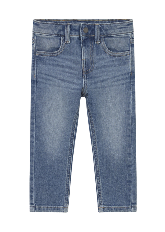 Pantaloni Lungi Denim Slim Fit Albastru Mediu 510 Mayoral