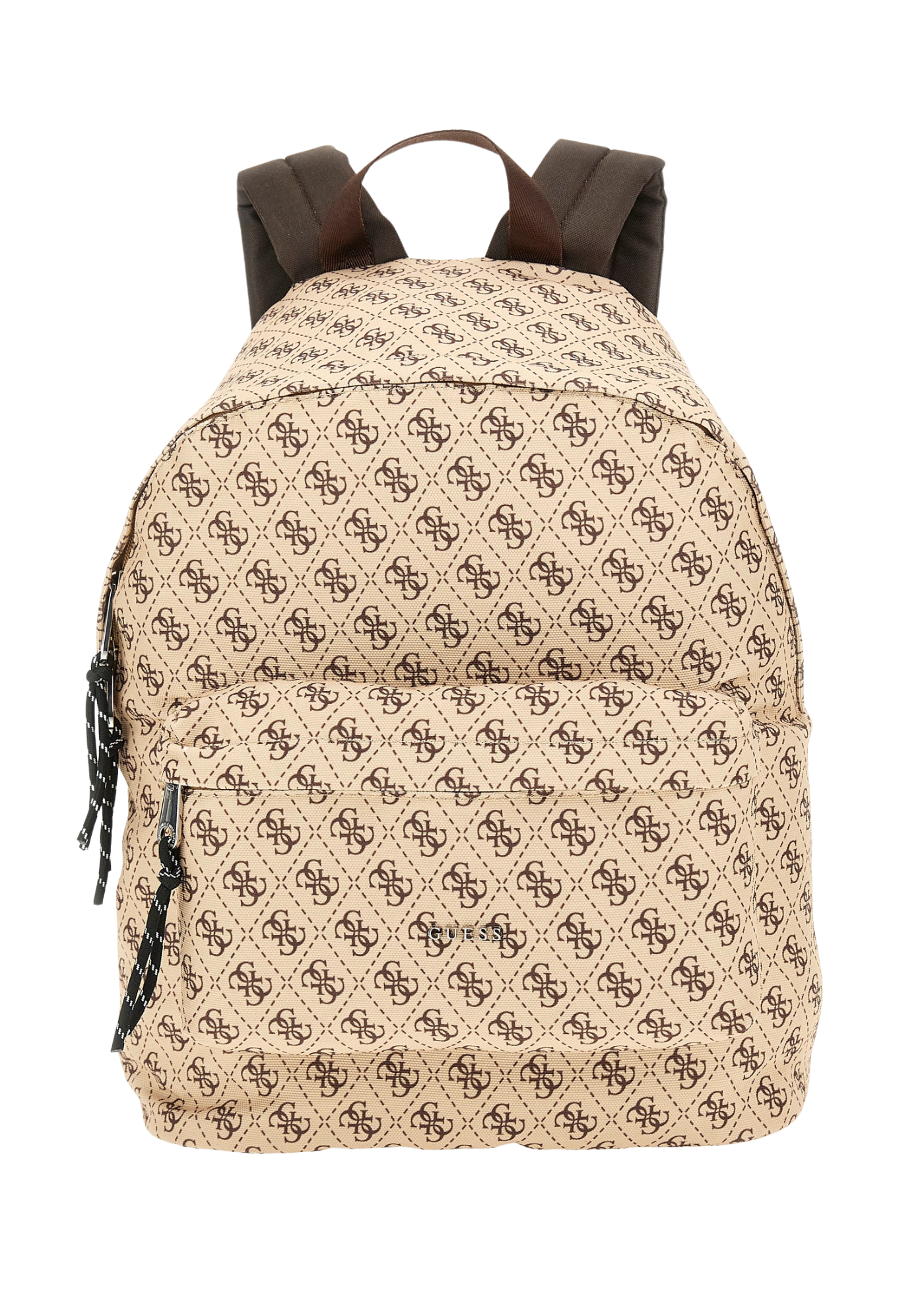 Ghiozdan Bej cu Print Logo H5YZ00 WGCS0 P13W Guess