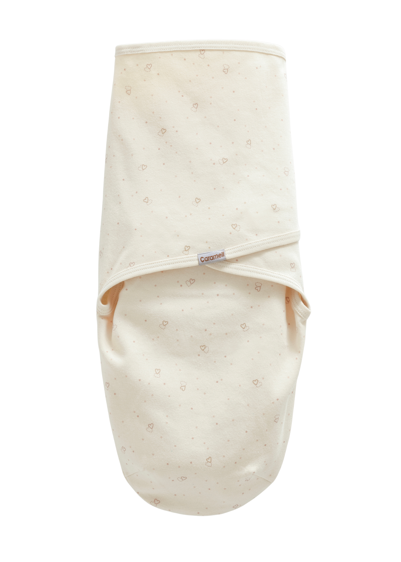 Sistem de Infasare din Bumbac Crem cu Inimi KNK2214 Mell Sweet Baby