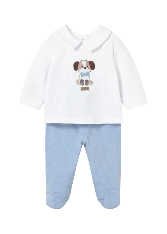 Set 2 Piese Bleu cu Catel 1501 Mayoral