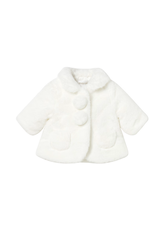 Palton Blana Crem 2402 Mayoral