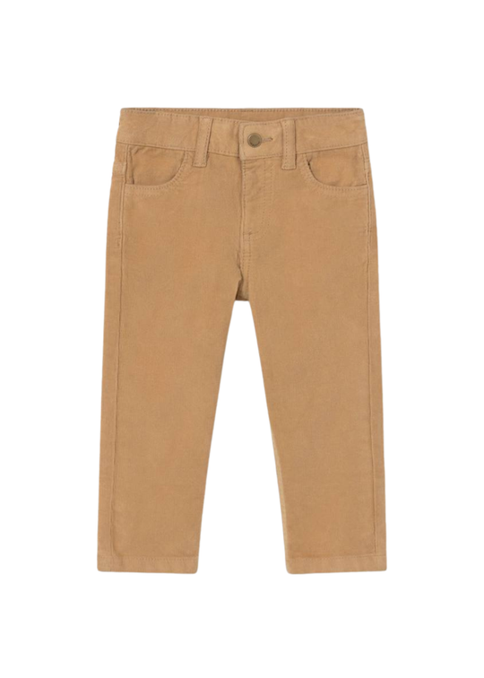 Pantaloni Lungi Reiati Bej pentru Baieti 542 – Mayoral