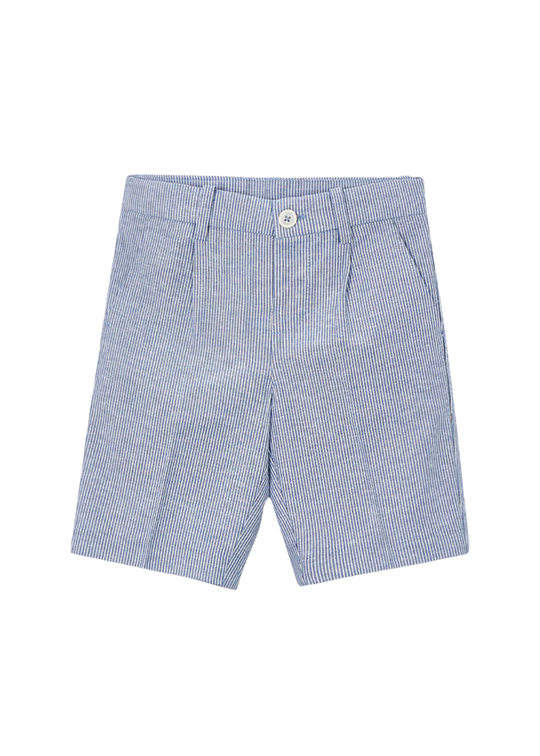 Pantaloni Scurti Eleganti Dungi Albastre cu In 3201 Mayoral