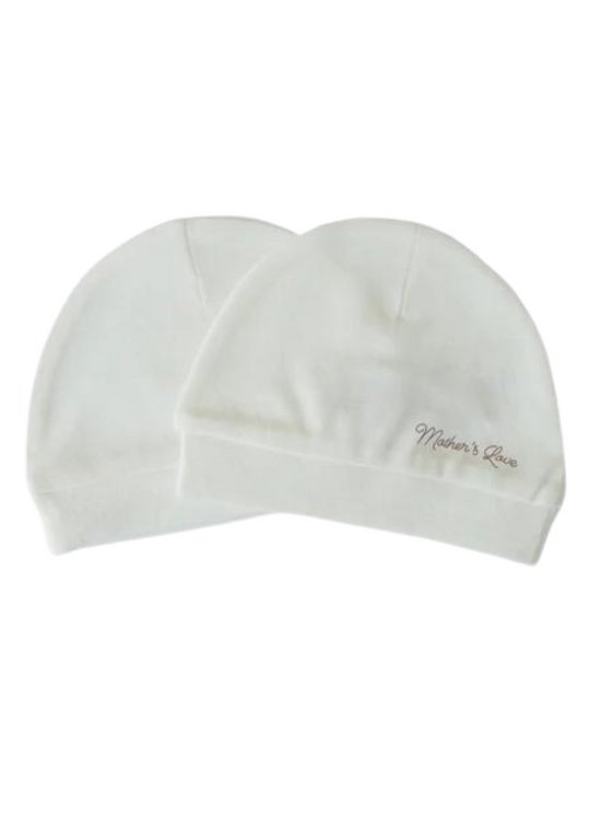 Set of 2 White Organic Cotton S02191 KitiKate