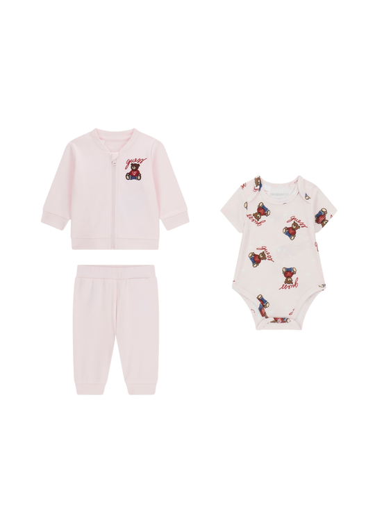 Trening 3 Piese Roz cu Body cu Ursi H6RW02 KA6W4 G6K9 Guess