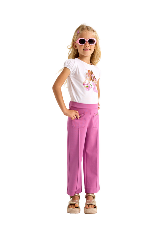 Pantaloni Lungi Frez cu Dunga si Accesorii Aurii la Buzunare 3552 Mayoral