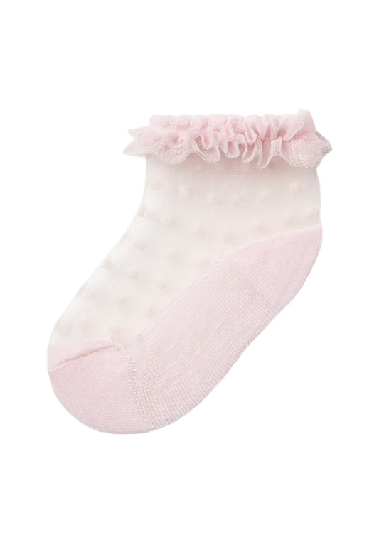 Sosete Roz din Tulle cu Buline 9056 Mayoral