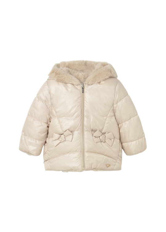 Geaca Bej Reversibila din Fas cu Blana 2435 Mayoral